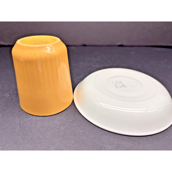 Vintage MCM 50s Figgjo Flint Demitasse Espresso Cup 22k Gold inside Norway - Picture 6 of 16